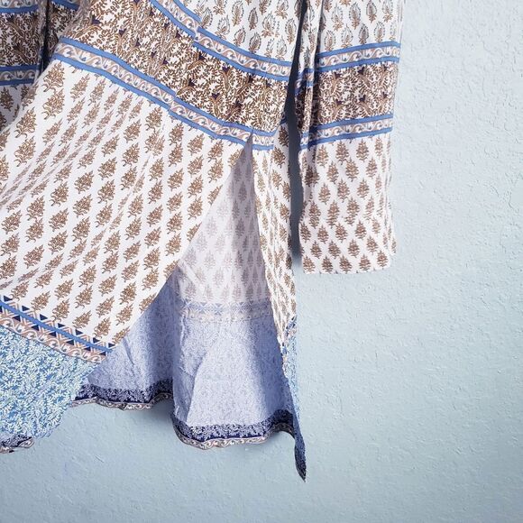 J. Jill Mixed Media Button Down Long Sleeve Tunic - Picture 4 of 9